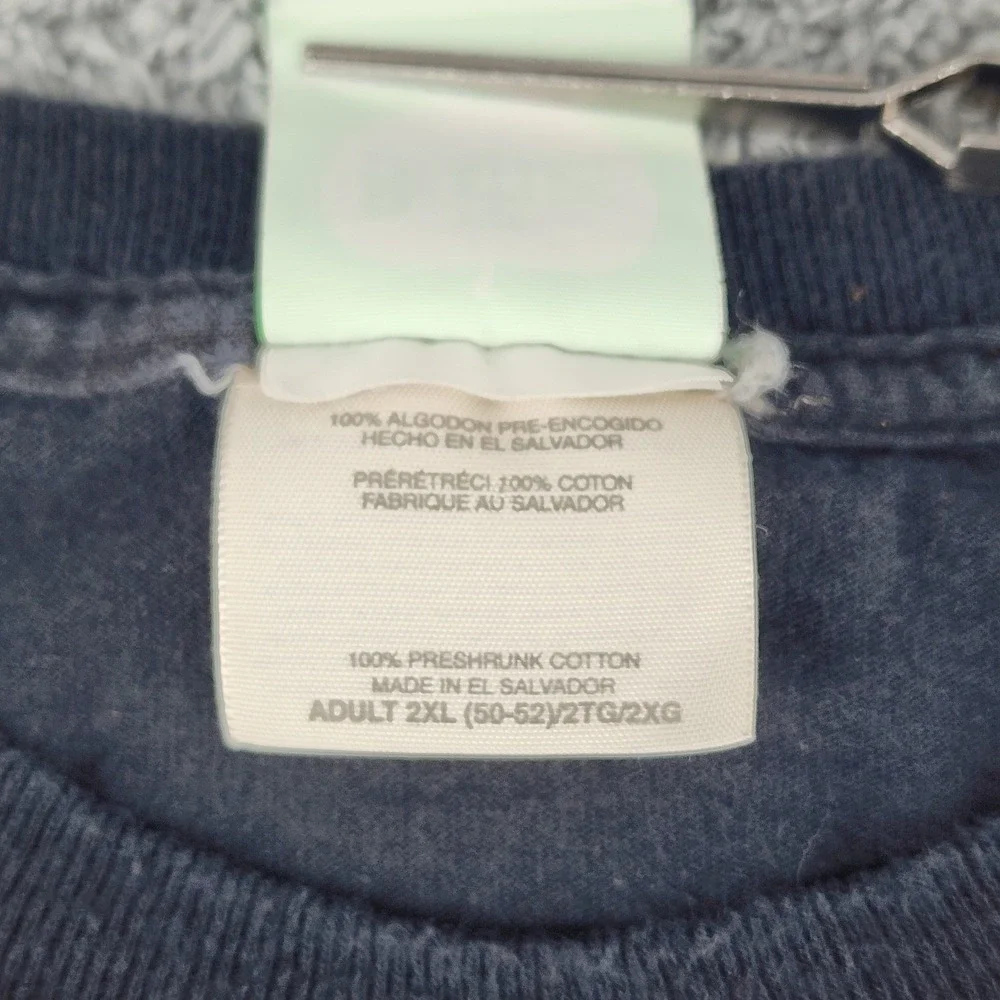 The Beatles Shirt Mens 2XL Black Abbey Road Crosswalk Graphic Band Tee Y2K 2005 - Picture 8 of 9